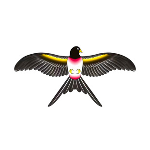 儿童鱼竿手持风筝动态仿真卡通风筝燕子哪吒风筝亲子户外玩具