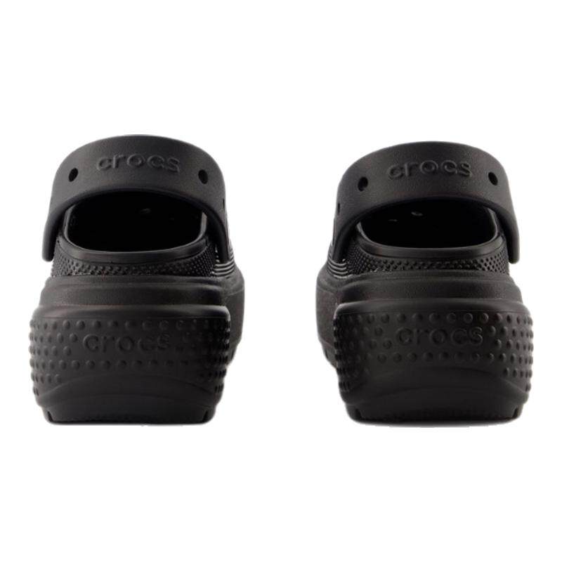 Crocs Stomp黑色合成材质凉鞋