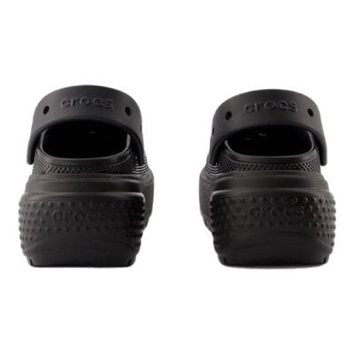 Crocs Stomp黑色合成材质凉鞋