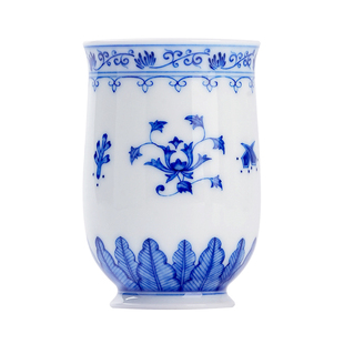 景德镇官方陶瓷青花茶具手绘闻香杯中式品茗杯功夫茶具自用送礼