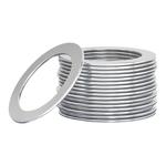 304不锈钢超薄垫片厚间隙平垫丝薄金属圆形垫圈0.1/0.2/0.3/0.5mm