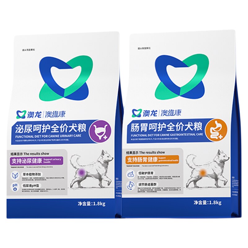 澳龙呵护全价鲜肉狗粮泌尿肠胃