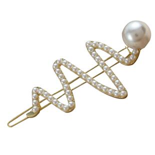 短烫发发卡短发半扎发发夹女2026新款发量少一字夹后脑勺夹子头饰