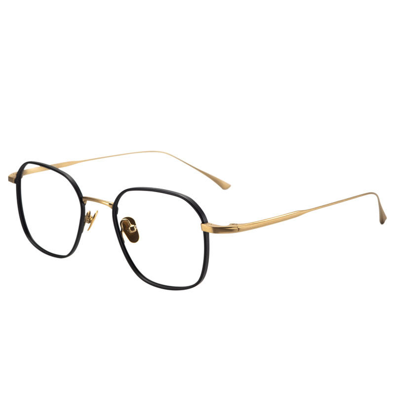 月落星沉 眼镜框男款日本超轻纯钛眼镜架近视男士气质高端方框潮