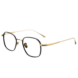 月落星沉 眼镜框男款日本超轻纯钛眼镜架近视男士气质高端方框潮