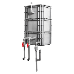 鱼缸鱼池上置过滤器滴流盒内置水泵过滤箱增氧净水循环系统周转箱