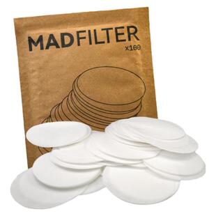 MADFILTER圆形咖啡粉碗滤纸意式咖啡机手柄专用58/54/53/51mm通用