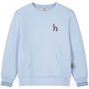 hazzys哈吉斯童装男童卫衣2025春新中大童莱卡弹力舒适上衣