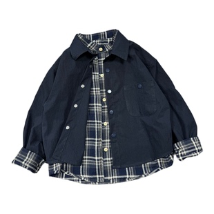 男童夹克外套春秋装2025新款休闲翻领中大童时尚上衣炸街10岁潮牌