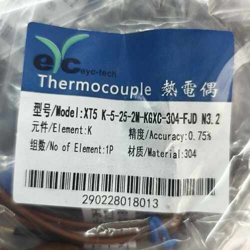 台湾EYC热电偶，XT5 K-5-25-2M-KGXC-30