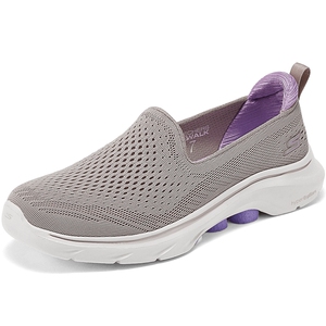 Skechers斯凯奇2025新款女鞋一脚蹬健步鞋轻质浅口妈妈鞋休闲单鞋