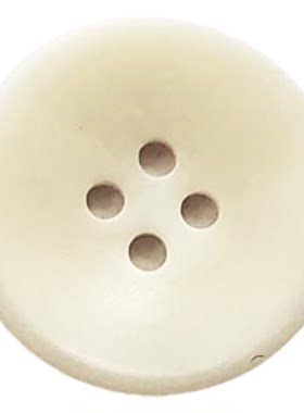 高级树脂大衣纽扣米白色扣子