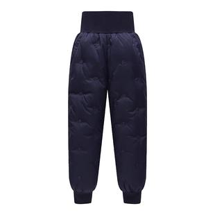 罗蒙儿童高腰羽绒裤内胆女童冬季加厚保暖内穿校服神器内搭棉裤子