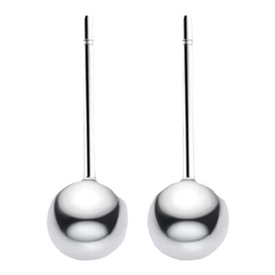 花芽足银999纯银耳钉养耳洞