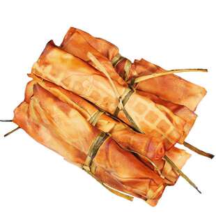 东北特产五香味干豆腐 平山熏干豆腐 豆皮豆腐干450克1卷4张包邮