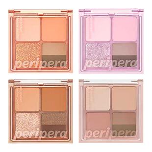 菲丽菲拉墨彩四色迷你眼影盘 藕粉棕奶茶色韩国新品四宫格5色修容