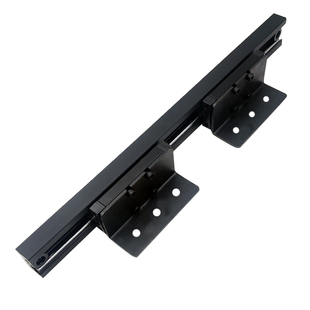 平移书桌吧台滑轨水平推伸缩抽拉导轨平移书台轨道五金配件侧装