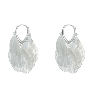 时尚镂空蝶翼流苏耳环轻奢精致高级感2025年新款设计感百搭耳饰女