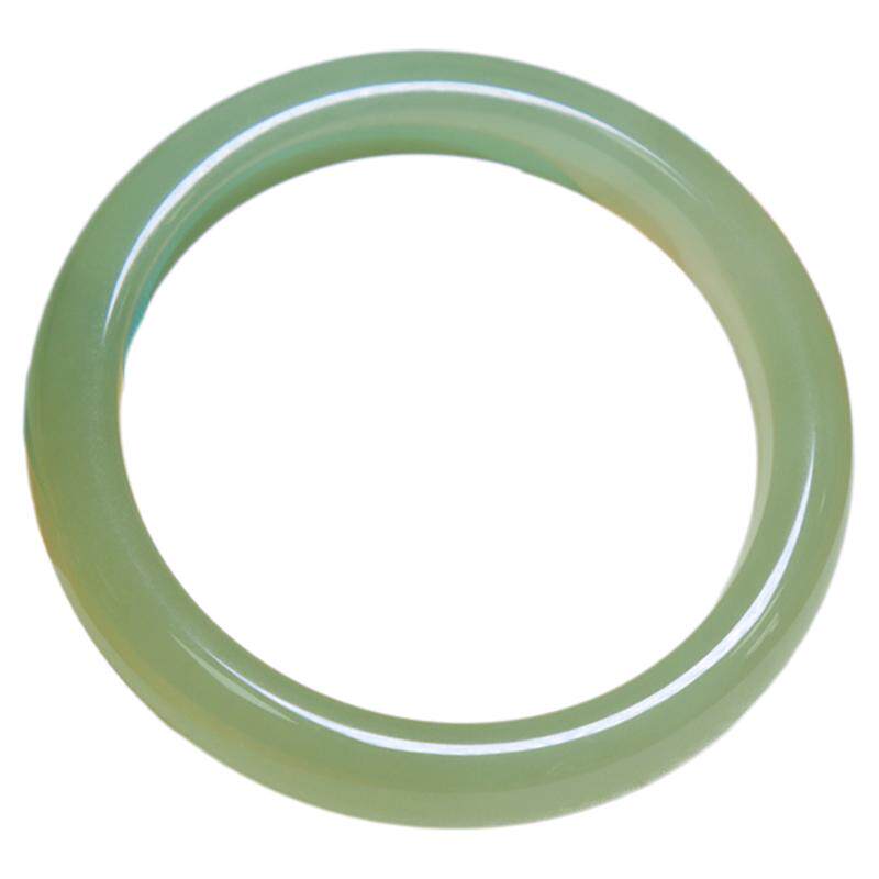 珪宝和田玉宽条手镯女款56.5mm