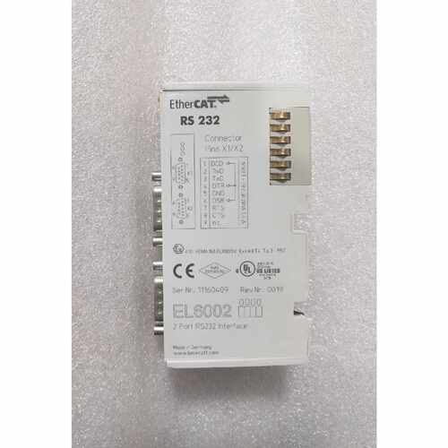 询价倍福EL6002 EtherCAT RS232接口模块
