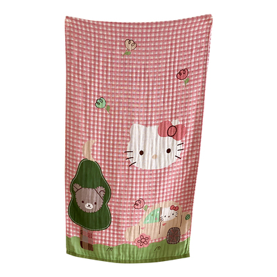 纯棉纱布浴巾大人家用吸水速干儿童可爱洗澡裹巾加大毛巾2025新款