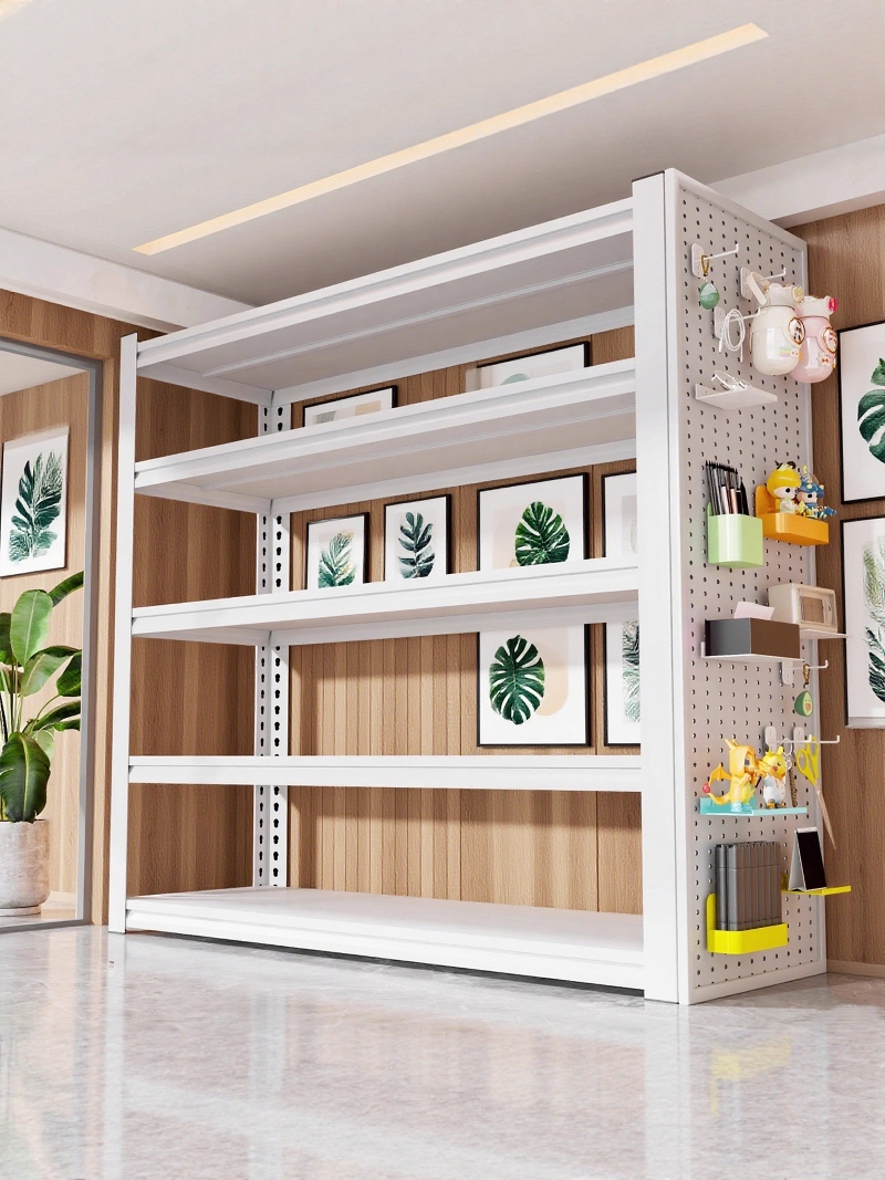 家用货架置物架多层架子超市超强收纳架物快递储架承重落地展示架