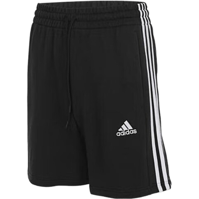 Adidas/阿迪达斯正品新款男士经典条纹运动休闲短裤JI7008
