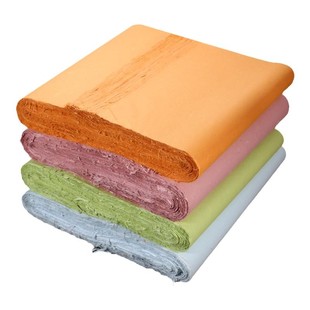 宣艺斋云龙宣纸四尺对开四尺整张半生半熟彩色构树皮纸书法国画山麻纸构皮纸宣纸书法国画小写意装饰包装纸