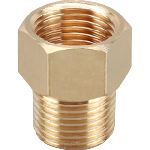 黄铜变径接头1分转2分转3分4分6分变1寸等径铜内外丝异径管道配件