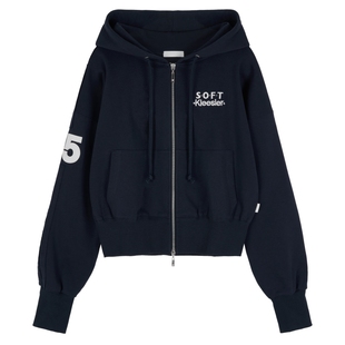 kleesier韩国设计师品牌时尚连帽外套休闲阔腿运动裤时尚两件套