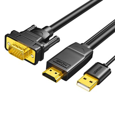 绿联hdmi转vga线电脑连接显示器