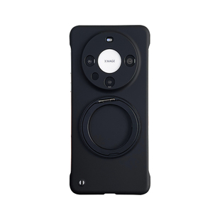 适用华为mate80pro手机壳磁吸带支架mate60保护套超薄无边框新款mate70pro+半包充电m50男外旋转met40pro支点