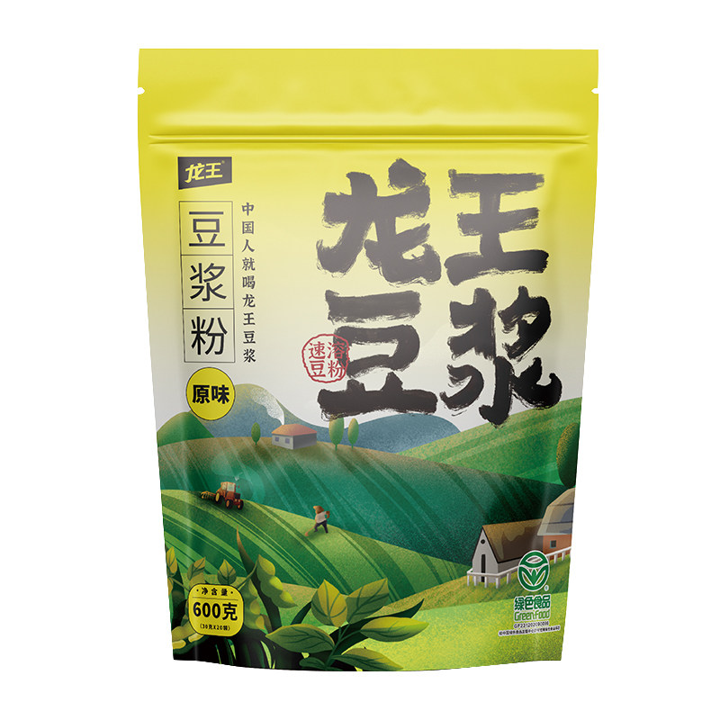 麦菽菽龙王原甜味豆浆粉600g学生老人营养早餐小包装高蛋白代餐粉
