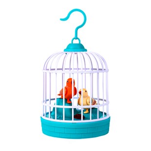 会学人说话小鸟儿童仿真鸟笼玩具动物模型益智婴儿1一2岁六男女孩