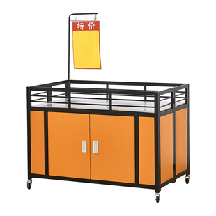 超市促销台商场特卖促销车甩货车可折叠促销花车货架特价车展示架