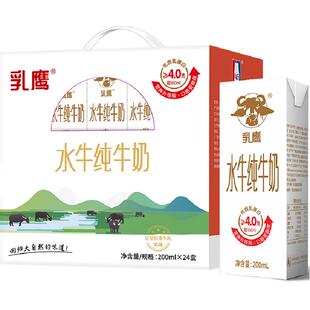 【超级桶】南国乳业水牛纯牛奶200mlx24盒儿童营养早餐纯牛奶整箱