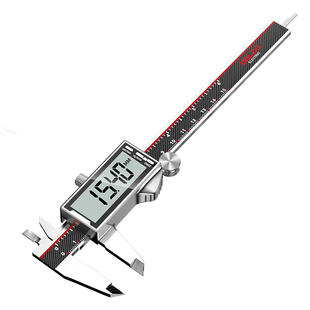 德力西电气电子游标卡尺高精度数显家用小型文玩珠宝深度油标卡尺