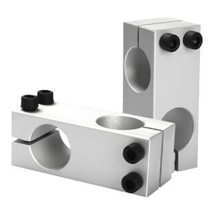 光轴十字夹大小孔同径异径垂直固定铝合金连接件双孔管夹快装包邮