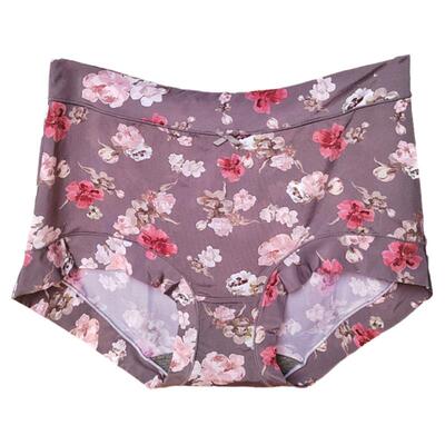 彩田冰丝女速干抑菌印花内裤包邮