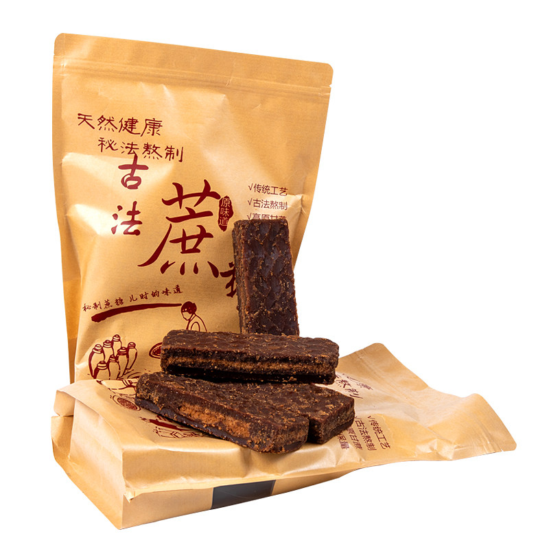 儿时味道广西甘蔗红糖手工红片糖