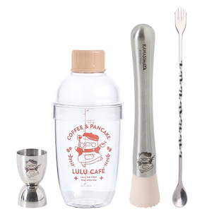 川岛屋&lulu猪联名 调酒量杯双头量酒器带刻度盎司杯调酒工具套装
