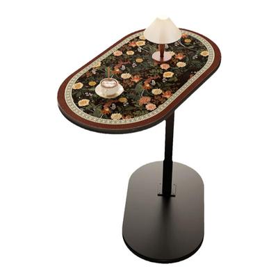 边几桌垫美式椭圆形茶几桌布皮革防水防油免洗轻奢高级感桌面垫子