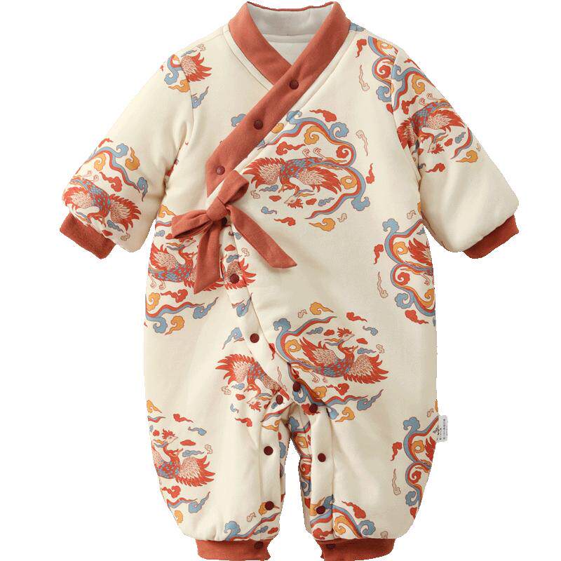 龙喜年表里纯棉冬装汉服棉衣