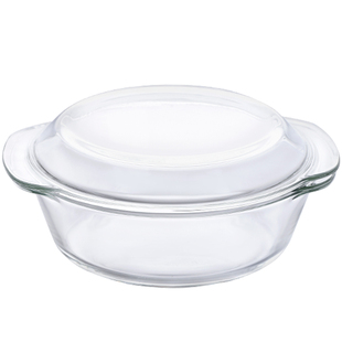 带盖玻璃碗微波炉加热专用器皿双耳深盘捞汁小海鲜容器蒸鸡蛋羹碗