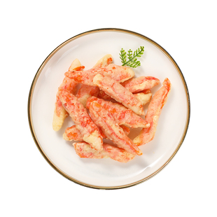 天妇罗蟹味柳日式蟹肉蟹棒蟹柳油炸小吃半成品空气炸锅食材商用