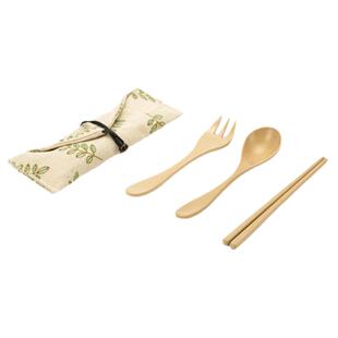 壳氏唯便携筷勺叉套装旅行餐具儿童勺子筷子成人稻谷壳环保筷勺