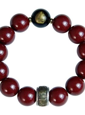 本命年紫金朱砂民族风高含量手链