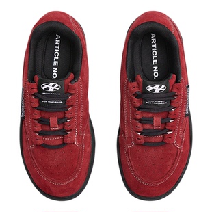 新年系列ARTICLE NO.牛反毛皮休闲鞋复古汉堡鞋子时尚厚底板鞋冬