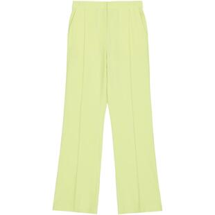 素然WHM 女士款弹力垂坠休闲修身喇叭裤W0221PA04