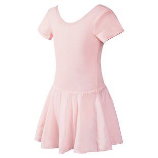 儿童舞蹈裙芭蕾舞服长袖女童春夏季中国舞练功服基训考级服体操服